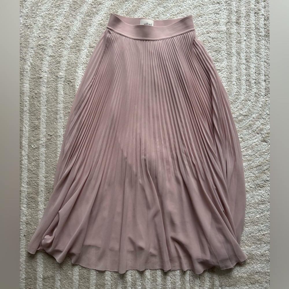 Wilfred light pink artizia skirt